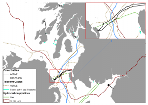 Preferred survey area, marked with red box