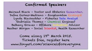 Careers Evening Confirmed Speakers