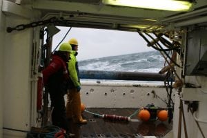 Figure 3: Approaching the deployment position for a mooring