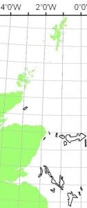 Location of Sandeel fishing areas