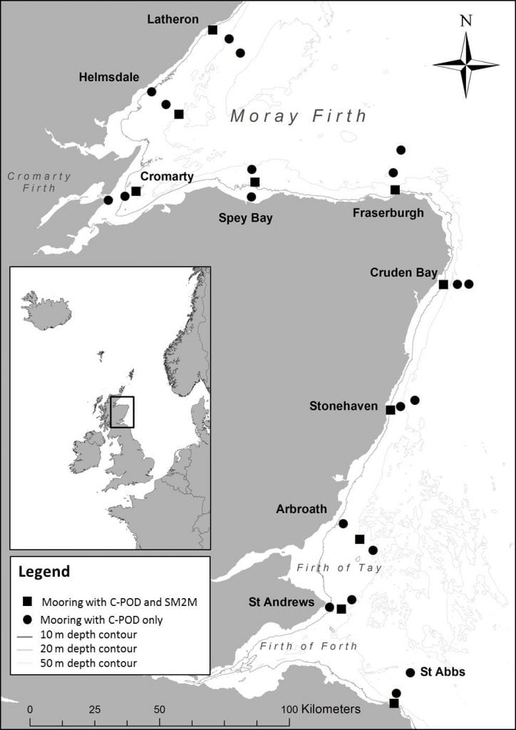 Figure 2 Locations of JOMOPANS Moorings