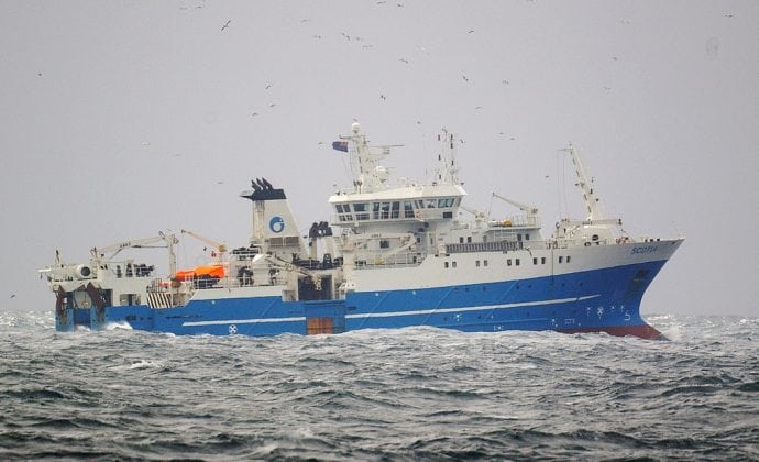 Scotia at Sea
