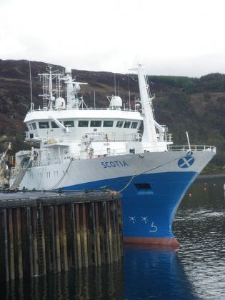 Scotia in berth at Ullapool for blog 1218S