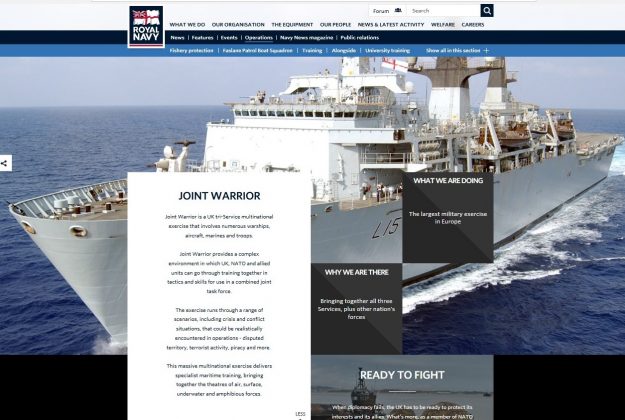 Joint Warrior training exercise 2019