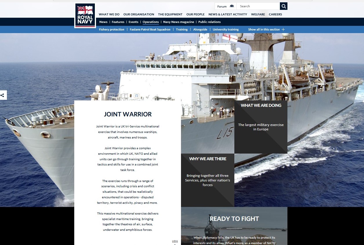 Joint Warrior training exercise 2019
