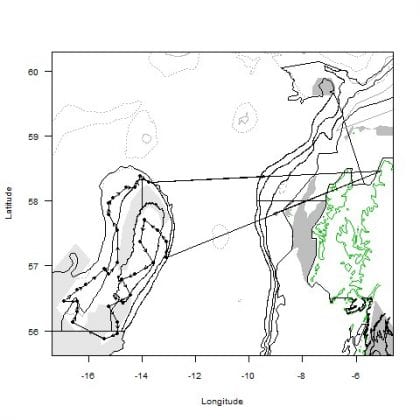1219H track and trawl positions