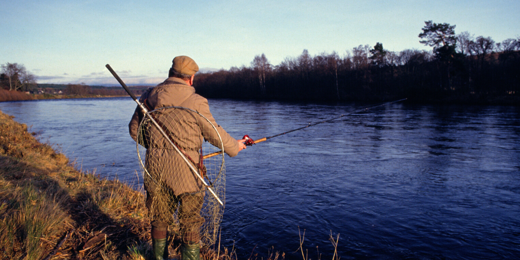 Male angler