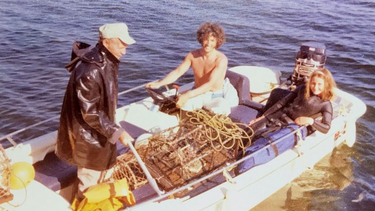 Tobermory Oysters - Shauna with dad and grandad