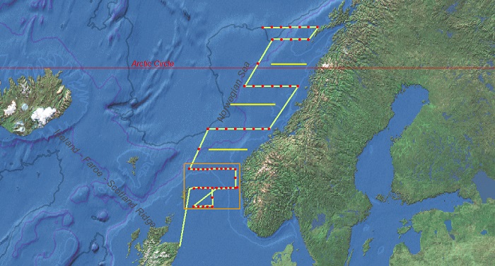 survey track for the Altaire