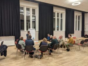 A community conversation hosted by A Heart For Duns, a development trust in Berwickshire