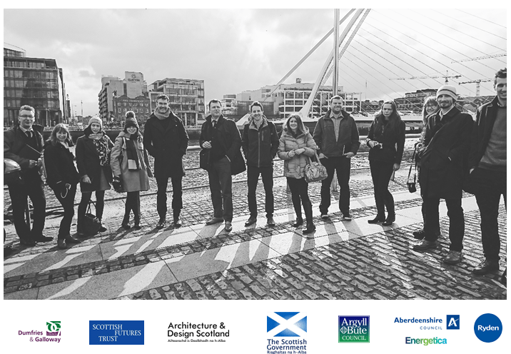 The Scottish delegation at ... in Dublin.