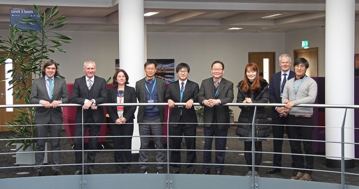 South Korean delegates with Scottish Procurement staff