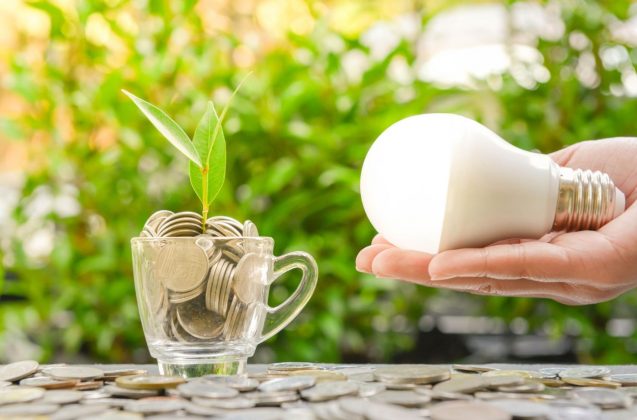 LED lightbulb and cash savings