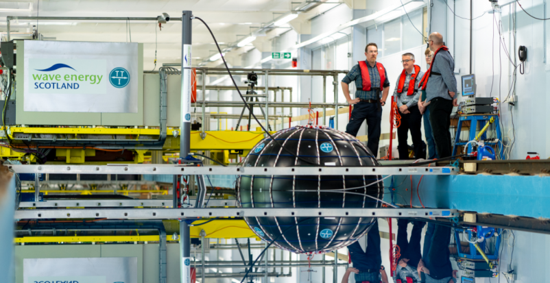 Photo credit: WES - TTI’s NetBuoy™ funded through WES’s “Structural Materials and Manufacturing Processes” programme.