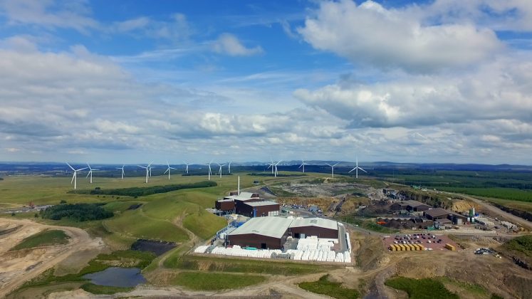 Levenseat aerial view