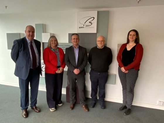 RSBi, City Building Construction College & BASE Scotland hosted a visit from Morag Angus, Chief Surveyor and Deputy Director Property & Construction Scottish Government. Morag was joined by Graham Porteous, Head of Construction Procurement Policy & Clare Paterson, Principal Construction Advisor at the visit.