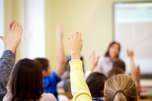 Students in classroom.