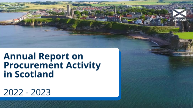 Annual report on procurement activity in Scotland 2022 - 2023