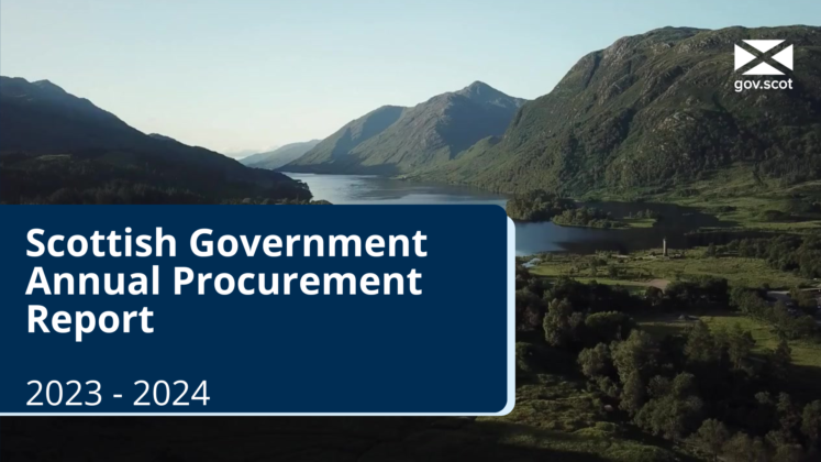 Scottish Government Annual Procurement Report 2023 - 2024