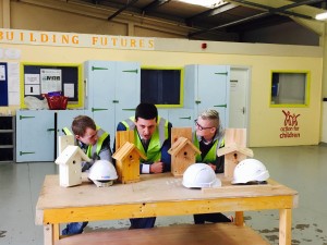 Jamie Hepburn meeting with with young people who are undertaking training to help them get jobs at Action for Children