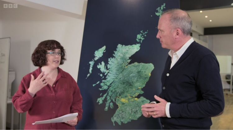 BBC Scotland 'Who Live in Scotland' footage